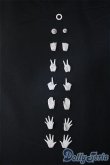 画像1: オビツ24-26/ハンドパーツ:12個 +その他小物(ホワイト) Y-25-03-12-151-YB-ZY (1)
