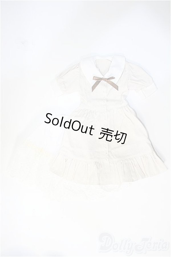 画像1: SD/OF:ストライプワンピースセット ワンピ+アンダースカート Y-25-08-20-221-YB-ZY (1)