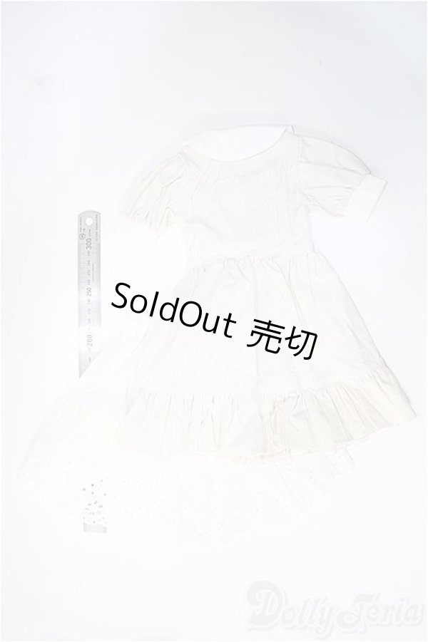 画像2: SD/OF:ストライプワンピースセット ワンピ+アンダースカート Y-25-08-20-221-YB-ZY (2)