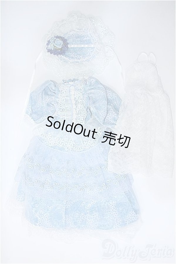 画像1: SD/OF:ブルードレスセット ドレス+ヘッドドレス他 Y-25-06-18-066-YB-ZY (1)