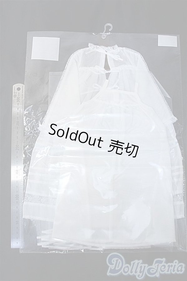 画像2: SD/OF衣装セット：ピュアホワイトドレス(ボークス製) Y-25-03-12-210-YB-ZY (2)