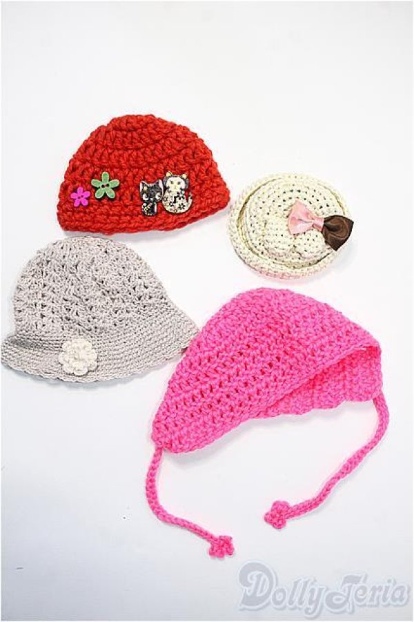 画像1: ネオブライス/OF:編み帽子セット Y-25-01-29-178-YB-ZY (1)