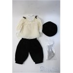 画像: SD13BOY/OF リボンブラウス&ベレー帽セット：ボークス製 Y-24-11-27-122-YD-ZY