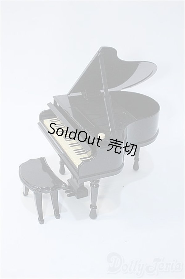 画像2: 1/6.12ドールサイズ/グランドピアノ(オルゴール) Y-25-01-01-008-YD-ZY (2)