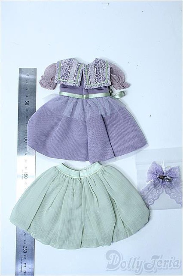 画像2: 幼SD/of:紫陽花ドレスセット・ちび Y-25-03-26-196-YD-ZY (2)