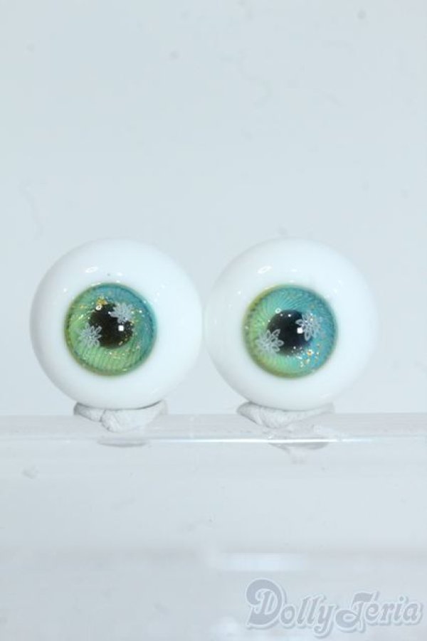 画像1: グラスアイ/16ｍｍ:MIYABI GLASSSTUDIO様製 Y-25-05-28-046-YD-ZY (1)