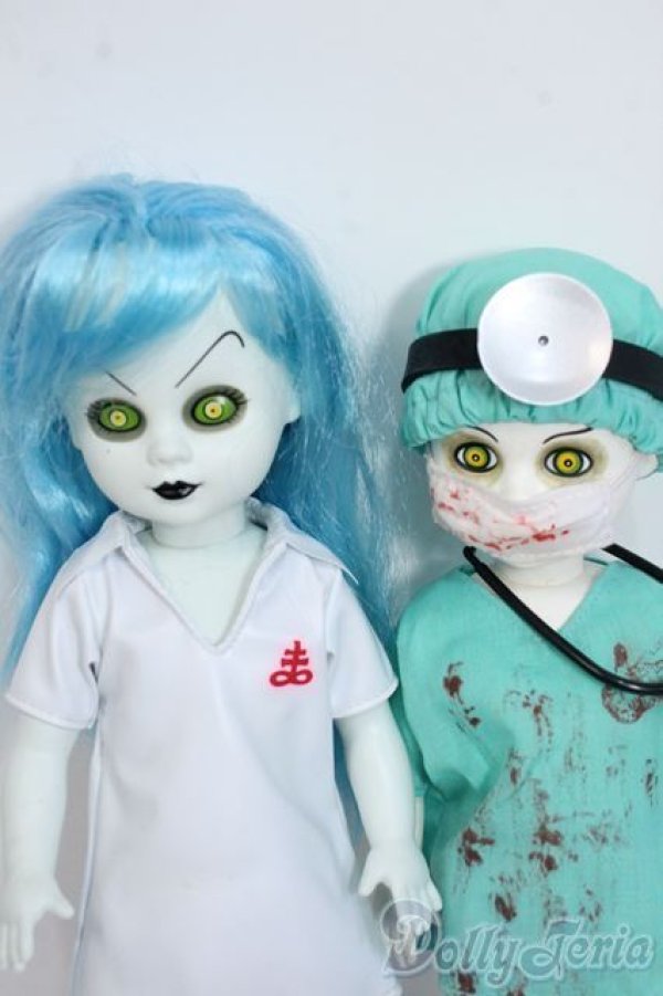 画像1: Living Dead Dolls/Dr. Dedwin and Nurse Necro Y-25-09-10-221-YD-ZY (1)