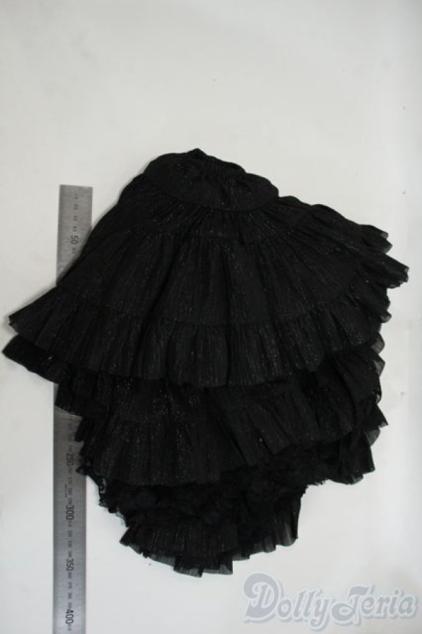画像3: SD/OF:リバーシブル・プリンセスぽんぽんパニエ（黒・レース） Y-26-01-14-093-YD-ZY (3)