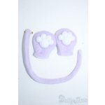 画像: DD/OF:Decoration Box様製 肉球ミトン＆しっぽ セット Y-25-07-30-117-YD-ZY