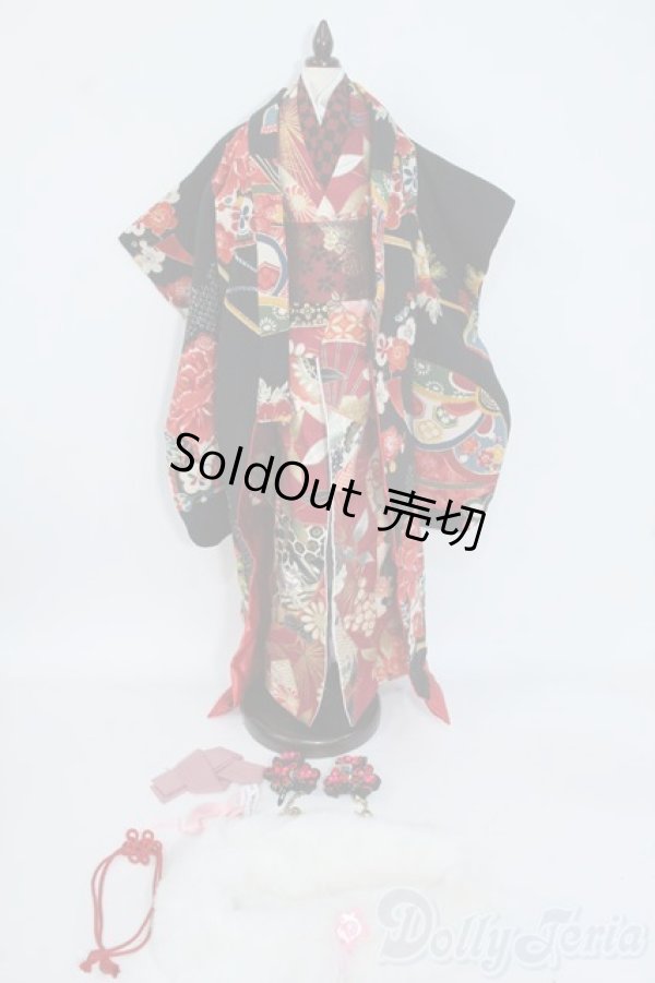 画像1: MSD/OF:着物セット:緋色の月蝕製 Y-25-08-13-173-YD-ZY (1)