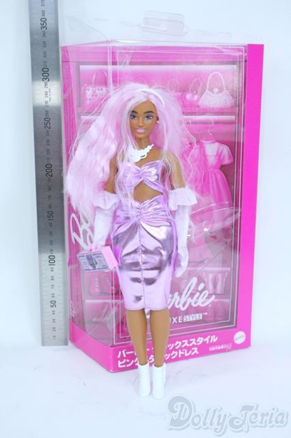 画像2: Barbie/バービー デラックススタイル ピンクメタリックドレス Y-25-09-17-003-YD-ZY (2)