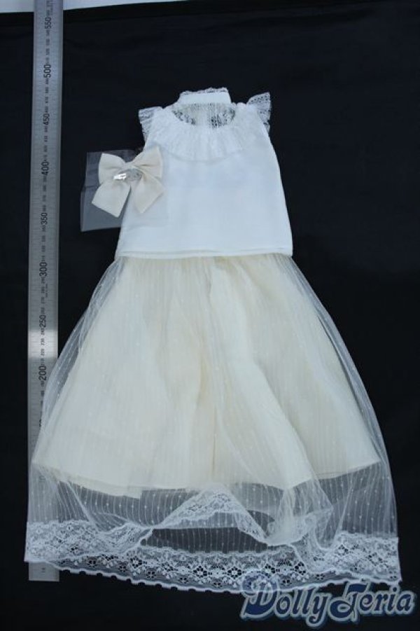 画像2: SD/OF:ノースリーブブラウス＆チュールスカートセット Y-25-09-17-110-YD-ZY (2)