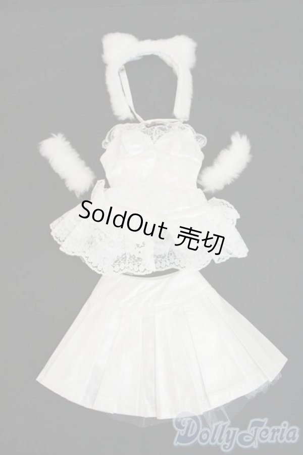 画像1: DDdy/OF:ネコ耳ホワイトボンデージ Y-25-09-17-121-YD-ZY (1)