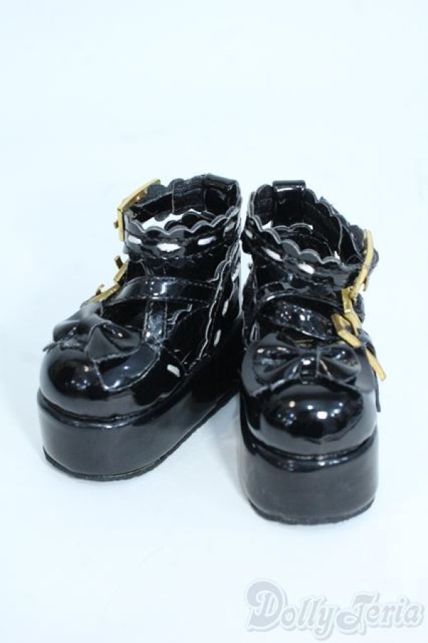 画像1: MDD/OF エナメルストラップ厚底シューズ(あーすりっと工房様Earthlit Moon) Y-25-10-15-011-YD-ZY (1)