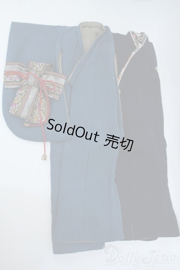 画像1: SD17BOY/OF:着物セット Y-25-10-15-164-YD-ZY (1)