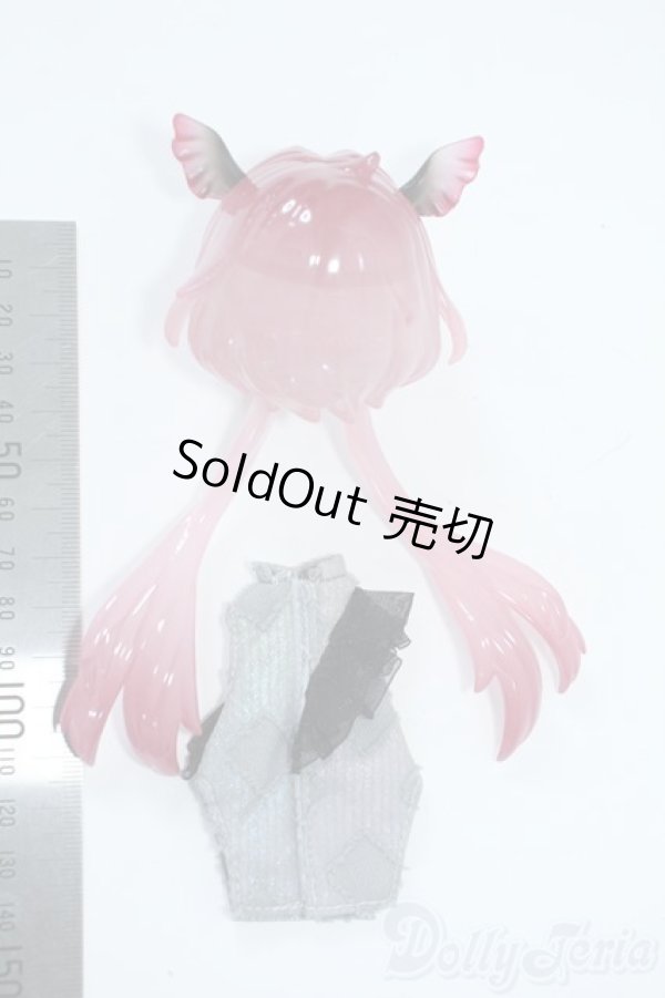 画像2: ADOU(アドゥー)＆ALU(アリュー)：龍と出会い夢　赤兎　ヘアパーツ＆衣装 Y-25-11-05-158-TN-ZY (2)