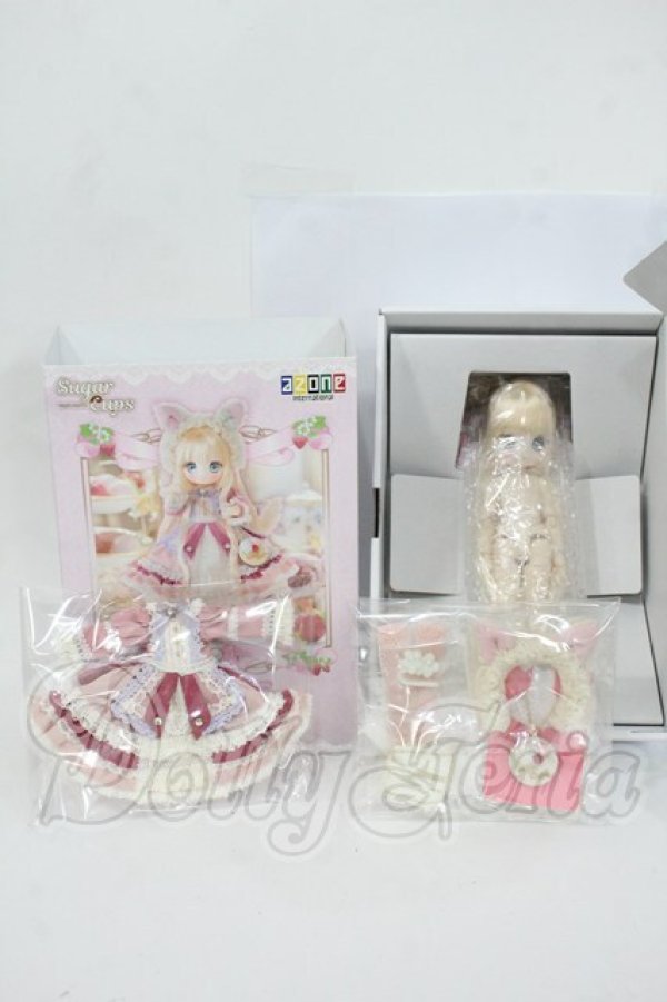 画像4: azone/Primrose × SugarCups／ ショコラーラ ?Strawberry Milk Cat? Y-26-04-15-001-WT-ZY (4)