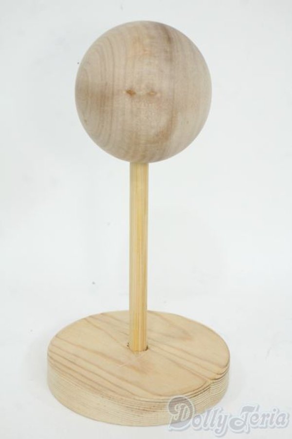 画像1: 8-9inch/ウィッグスタンド 木製 Y-25-12-03-137-YD-ZY (1)