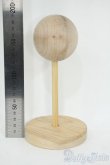画像2: 8-9inch/ウィッグスタンド 木製 Y-25-12-03-137-YD-ZY (2)