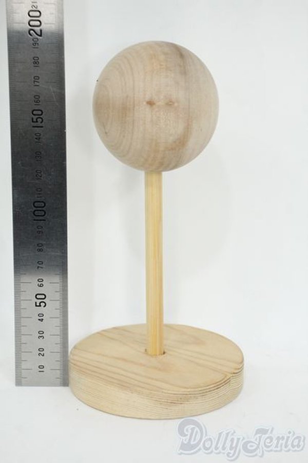 画像2: 8-9inch/ウィッグスタンド 木製 Y-25-12-03-137-YD-ZY (2)