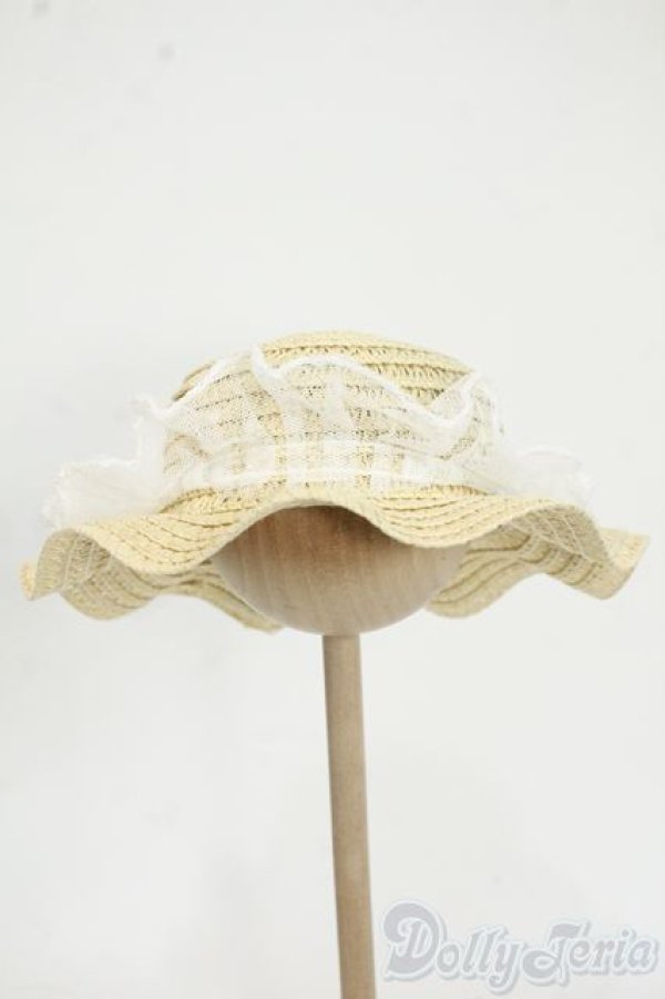 画像1: DD/OF:RosenliaDoll様製 麦わら帽子 Y-25-12-03-201-YD-ZY (1)