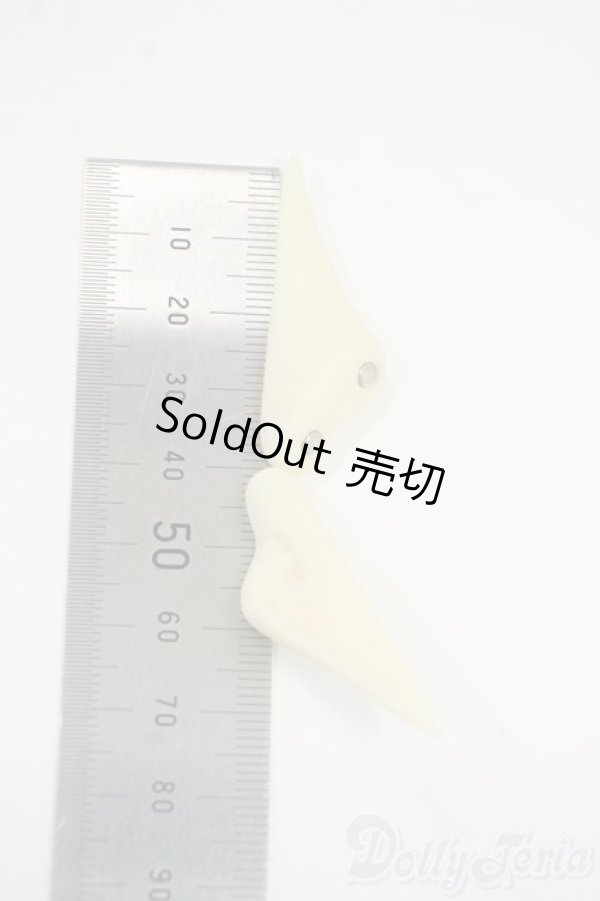 画像2: 1/4〜1/3サイズ/エルフ耳パーツ Y-25-12-10-100-YD-ZY (2)