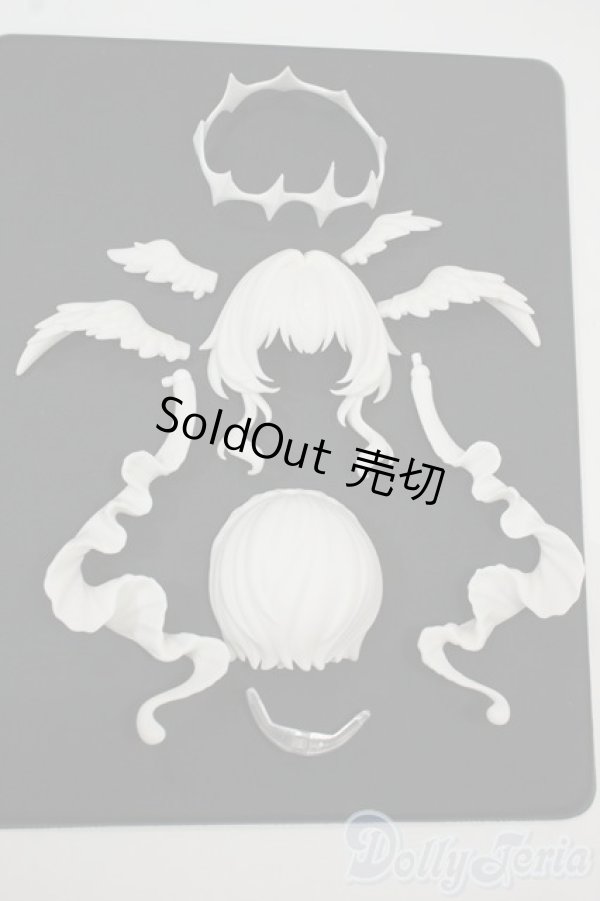 画像1: ルナに捧ぐ 未塗装　ヘアパーツ Y-25-12-10-162-YD-ZY (1)