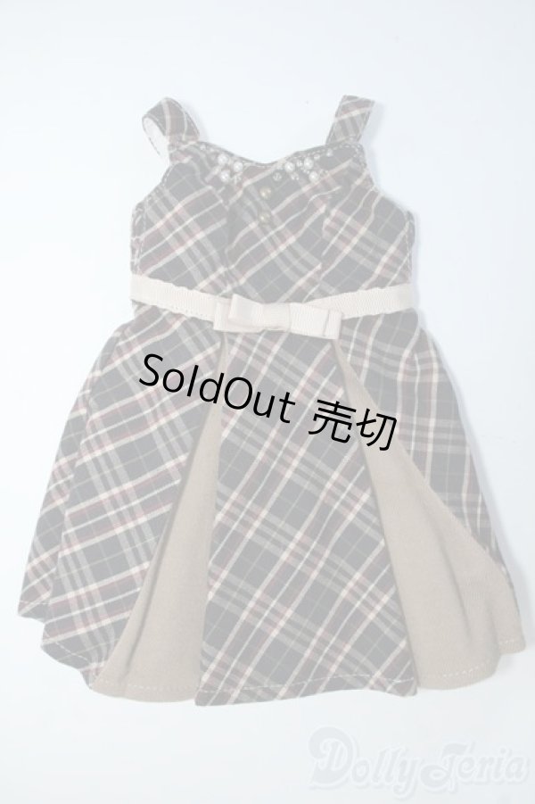 画像1: SD/OF:VOLKS製 ガーリーチェックワンピースセット:スカートのみ Y-26-01-04-248-YD-ZY (1)