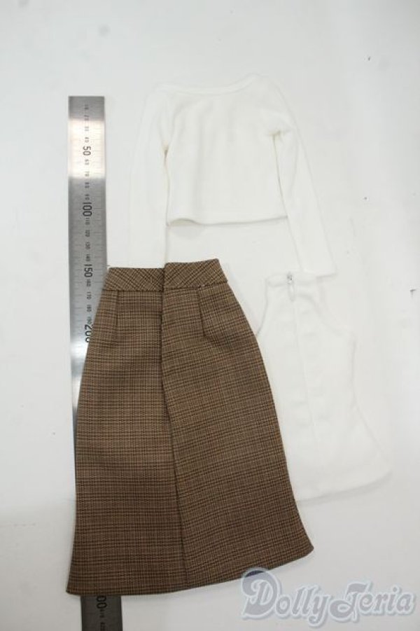 画像2: DD/ペンシルスカート＆ニットトップスセット Y-26-01-07-026-YD-ZY (2)