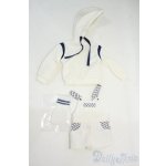 画像: SDM＆MSD/OF:ホワイト x チェックサロペットセット Y-26-01-14-177-YD-ZY