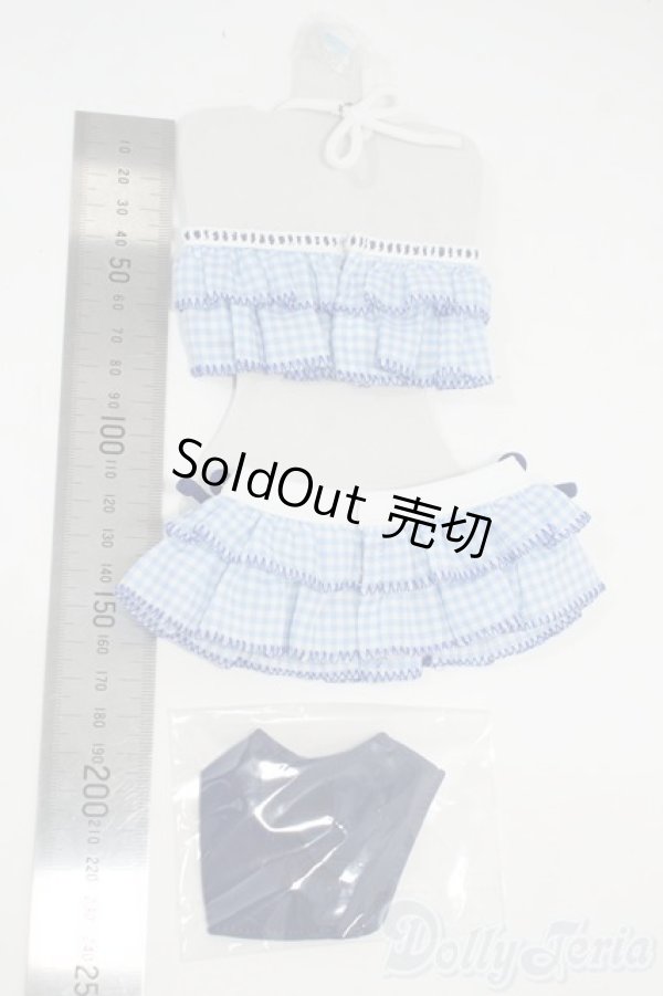 画像2: azone/OF:45ギンガムチェックフリルビキニset Y-26-01-14-165-YD-ZY (2)