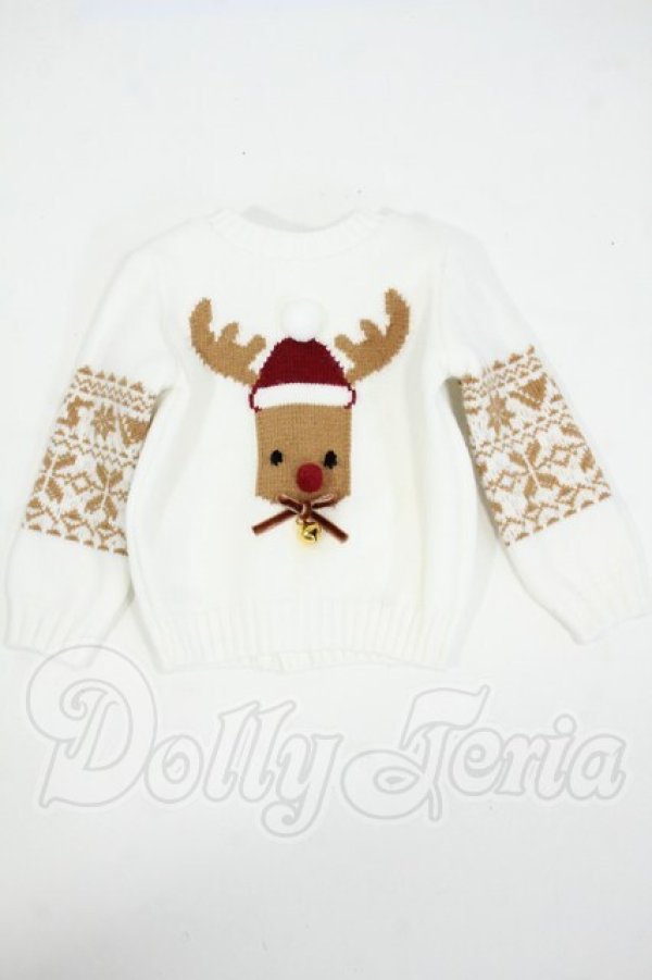 画像1: SDM＆MSD/OF:トップス　VOLKS製アグリーセーター（トナカイ）・ミニ Y-26-02-25-103-WT-ZY (1)