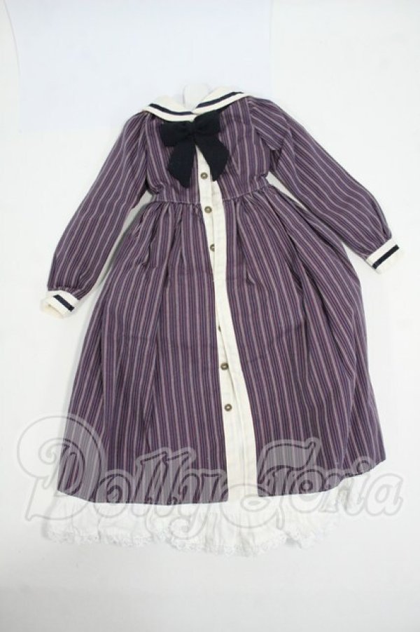 画像1: azone/OF:こもれび森のお洋服屋さん♪思い出セーラーワンピset Y-26-02-25-112-WT-ZY (1)