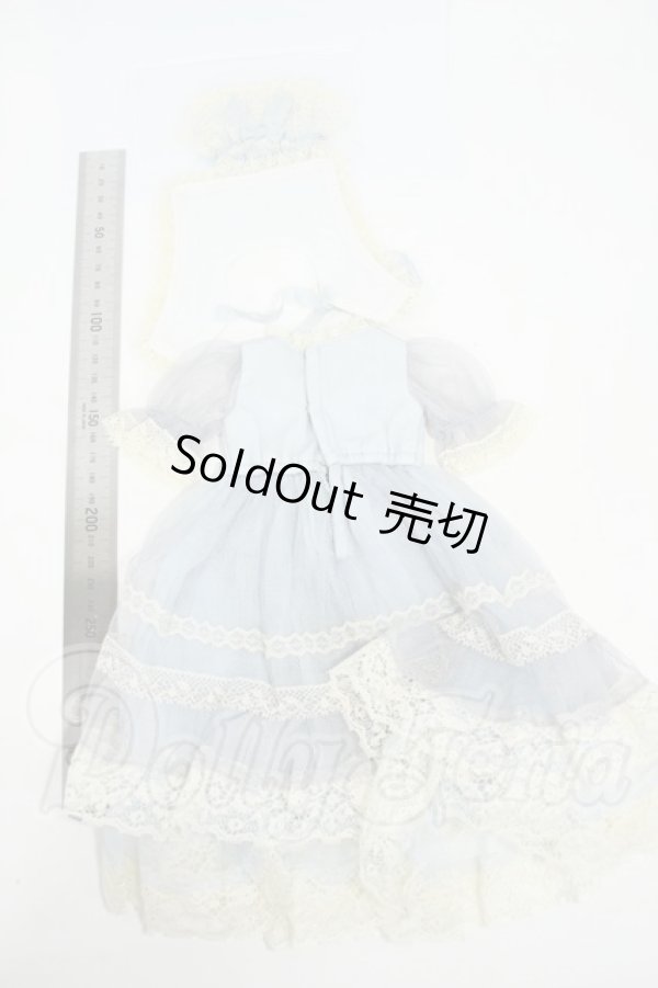 画像2: SDM/OF:レーシーチュールドレス(アジサイ)・ミニ Y-26-02-25-101-WT-ZY (2)