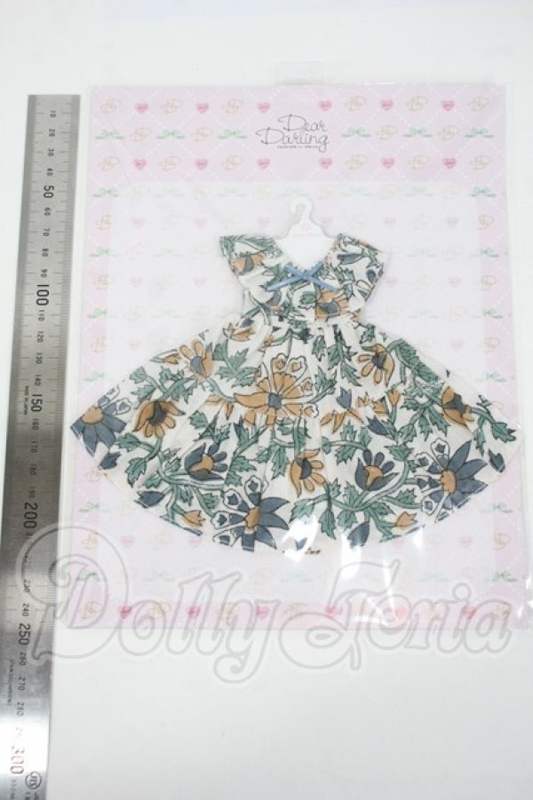 画像2: ネオブライス/OF:インド綿フリルカラーワンピース Y-26-02-25-055-WT-ZY (2)