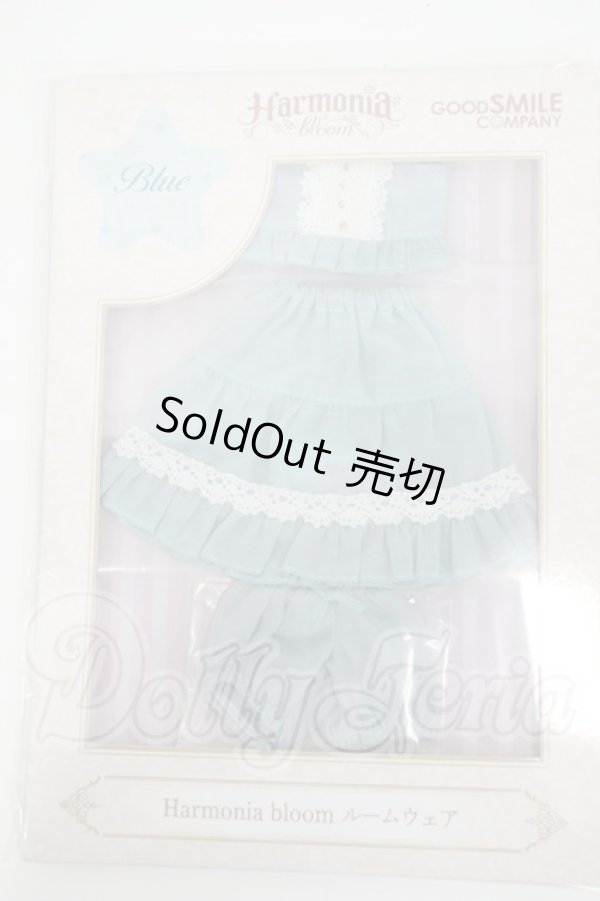 画像1: Harmonia bloom/OF:ルームウェア (ブルー) Y-26-02-25-062-WT-ZY (1)