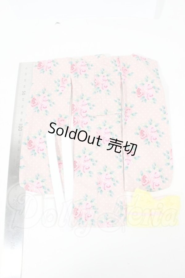 画像2: ジェニー/OF:2024年 裏無し着物 花柄:ピンク Y-26-03-11-224-WT-ZY (2)