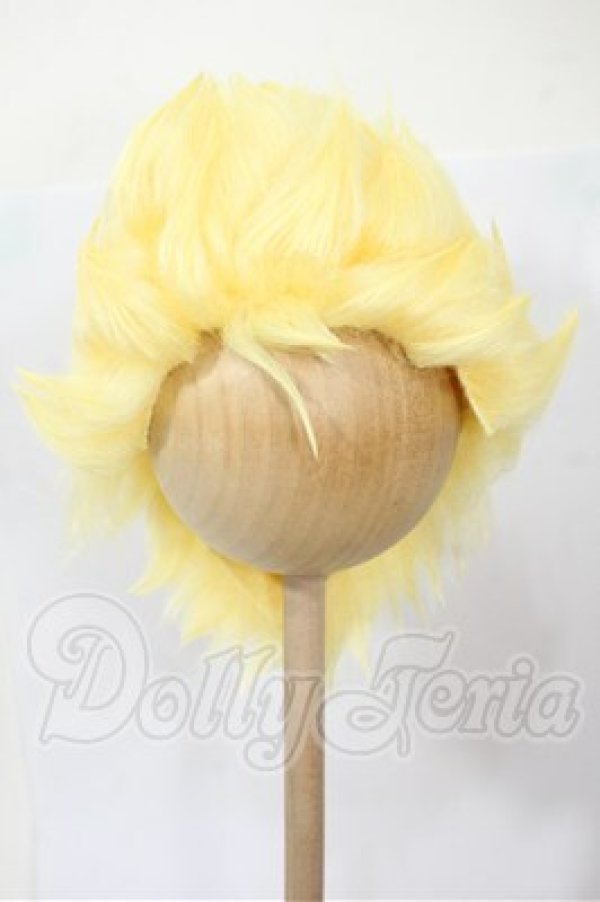 画像1: 9-10inch/ウィッグ Y-26-03-04-078-WT-ZY (1)