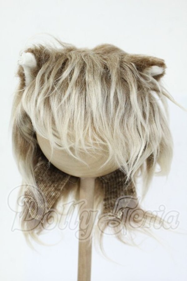 画像1: 8-9inch/ウィッグ Y-26-02-25-249-WT-ZY (1)