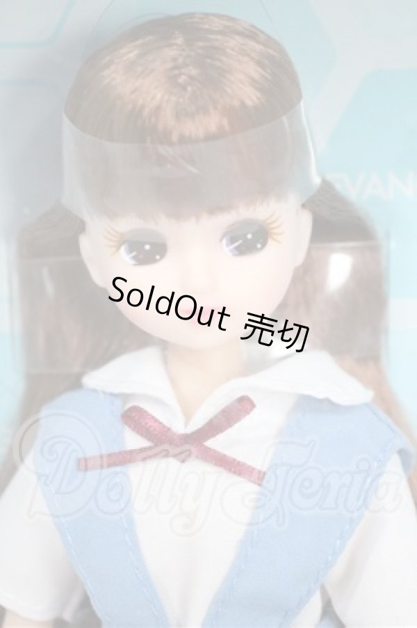 画像1: リカちゃん/エヴァンゲリオン ??第3新東京市立第壱中学校リカちゃん Y-26-03-04-023-WT-ZY (1)