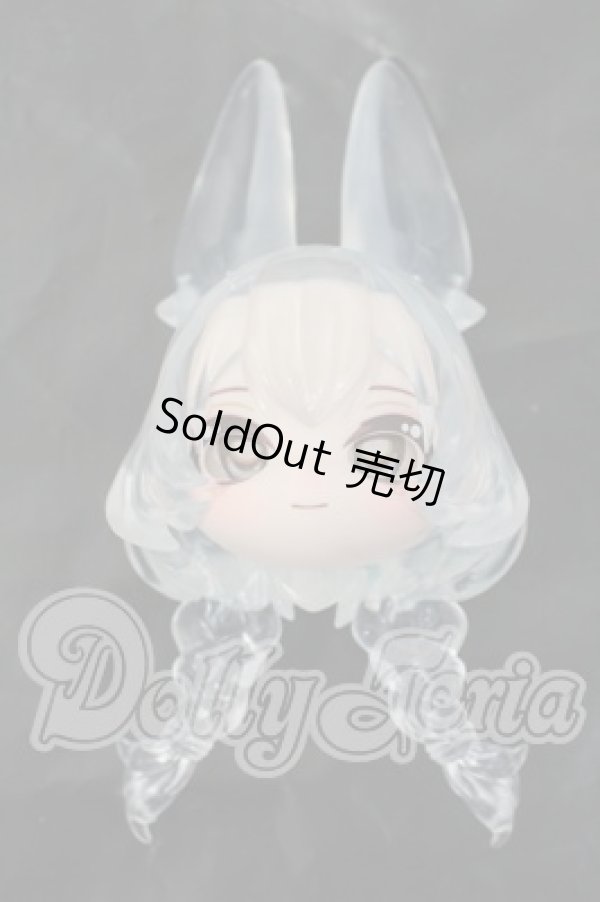 画像1: 不可食用人形 Inedible Doll/月飛び時間シリーズ:ヘア・フェイスパーツ Y-26-03-04-014-WT-ZY (1)