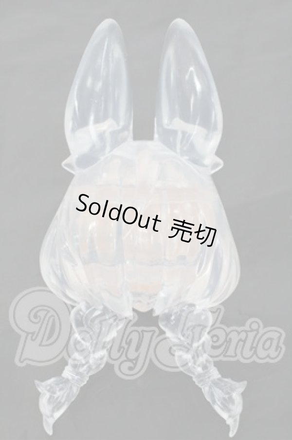 画像2: 不可食用人形 Inedible Doll/月飛び時間シリーズ:ヘア・フェイスパーツ Y-26-03-04-014-WT-ZY (2)