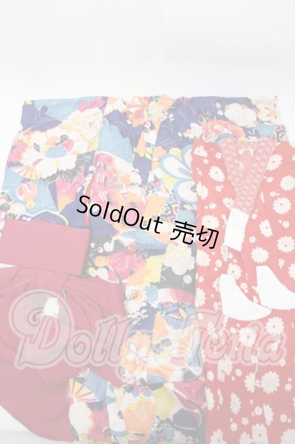 画像1: SD/OF:浴衣（古ねこ屋様製） Y-26-03-04-157-WT-ZY (1)