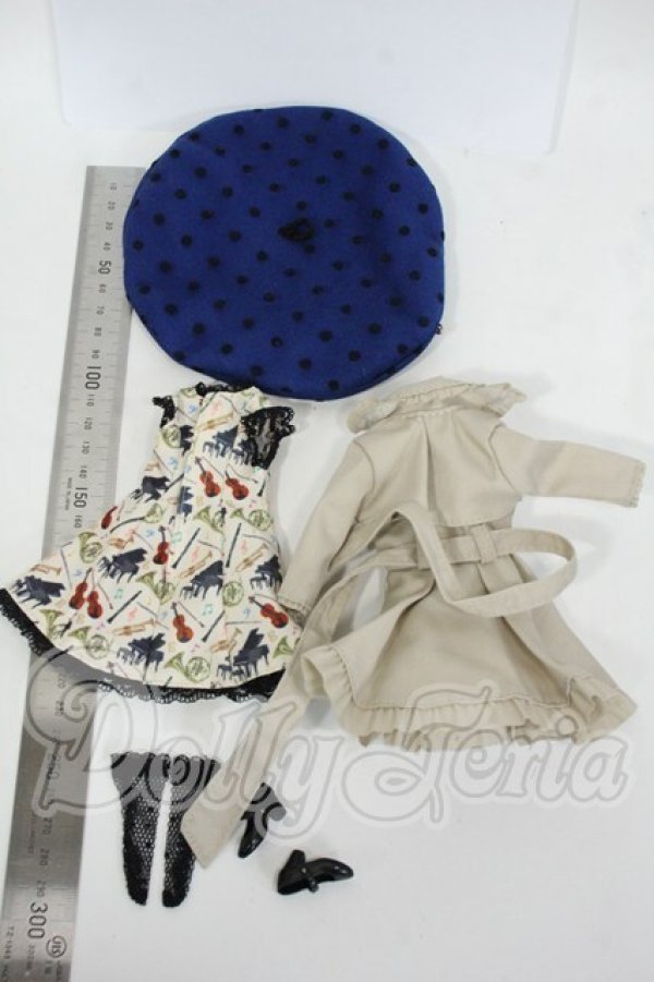 画像2: ネオブライス/OF:ミュージカルトレンチ衣装セット Y-26-03-25-083-WT-ZY (2)