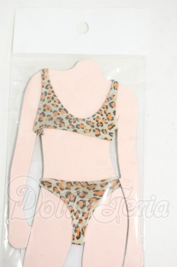 画像1: 27cmサイズドール/OF:キューティーズ製 アニマル柄ビキニ Y-26-04-15-186-WT-ZY (1)