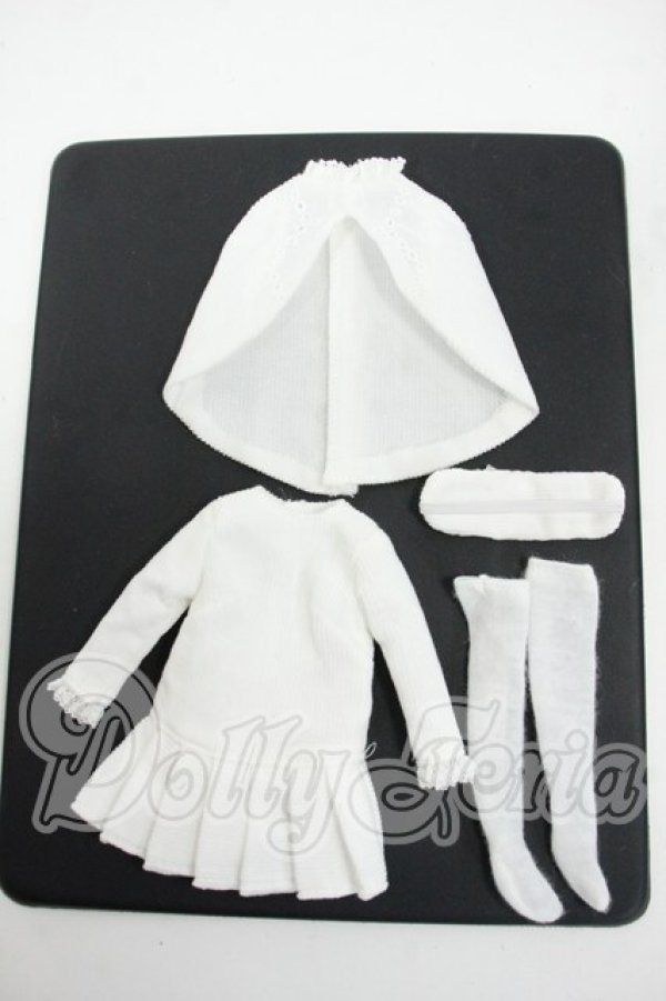 画像1: リカちゃん/OF:Galumコレクション-4:プリーツスカートワンピースセット Y-26-04-15-323-WT-ZY (1)