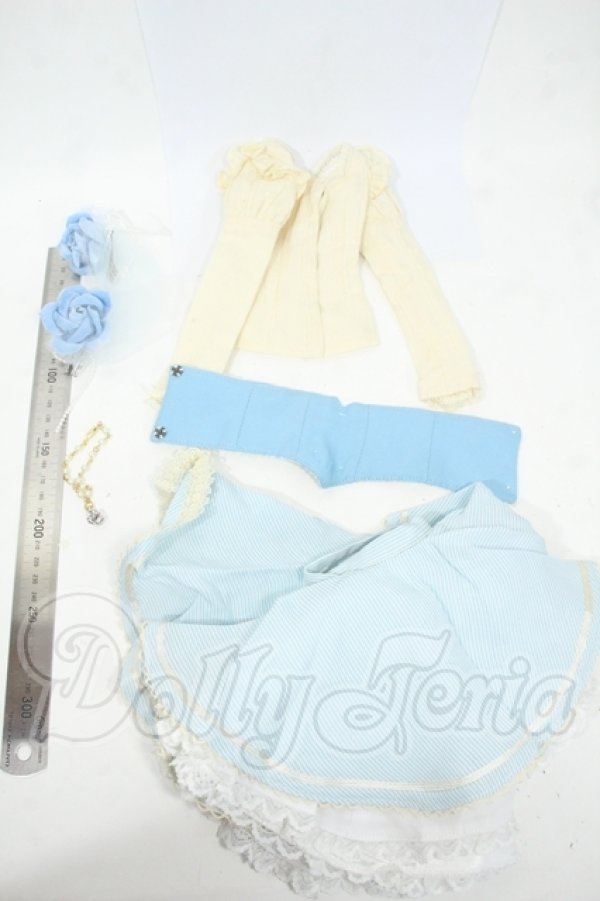 画像2: DD/OF:cherry milk様製 青いビスチェセット Y-26-04-15-241-WT-ZY (2)