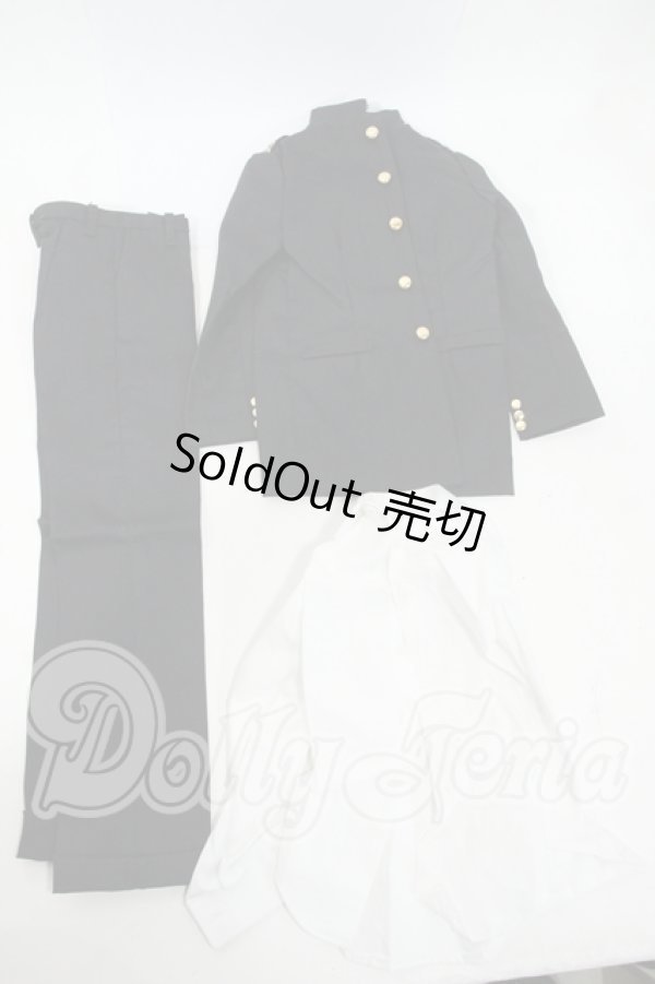 画像1: SD13BOY/OF:いちご屋様製 黒軍服 Y-26-04-15-237-WT-ZY (1)