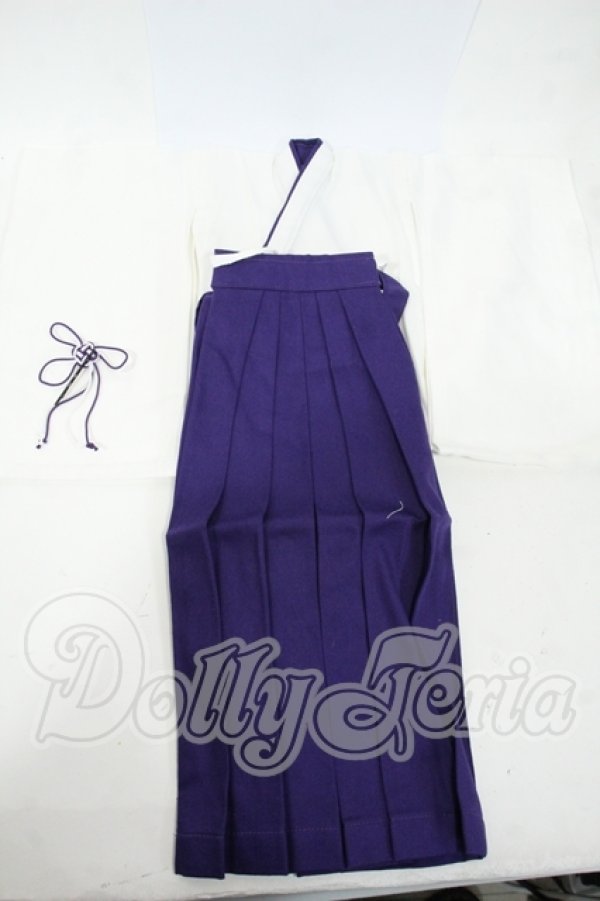 画像1: SD/OF:うさたん・こっこ工房様製:創作着物 巫女さん風 Y-26-04-15-235-WT-ZY (1)