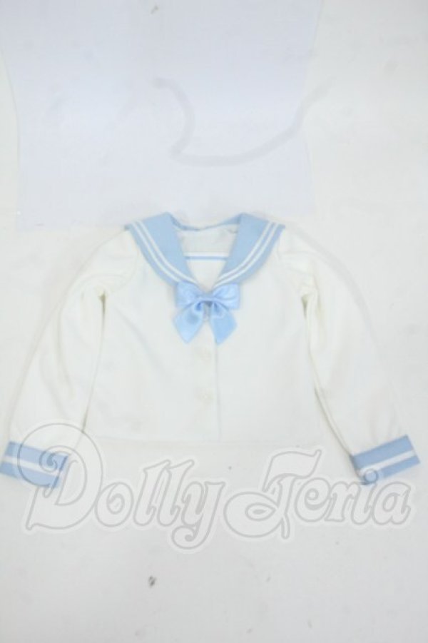 画像1: セーラートップス（水色） Y-26-04-22-119-WT-ZY (1)